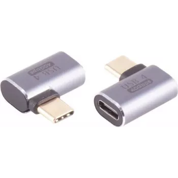 USB-C adapteris ShiverPeaks 14-05035, USB 4.0, 90° stačiojo kampo jungtis