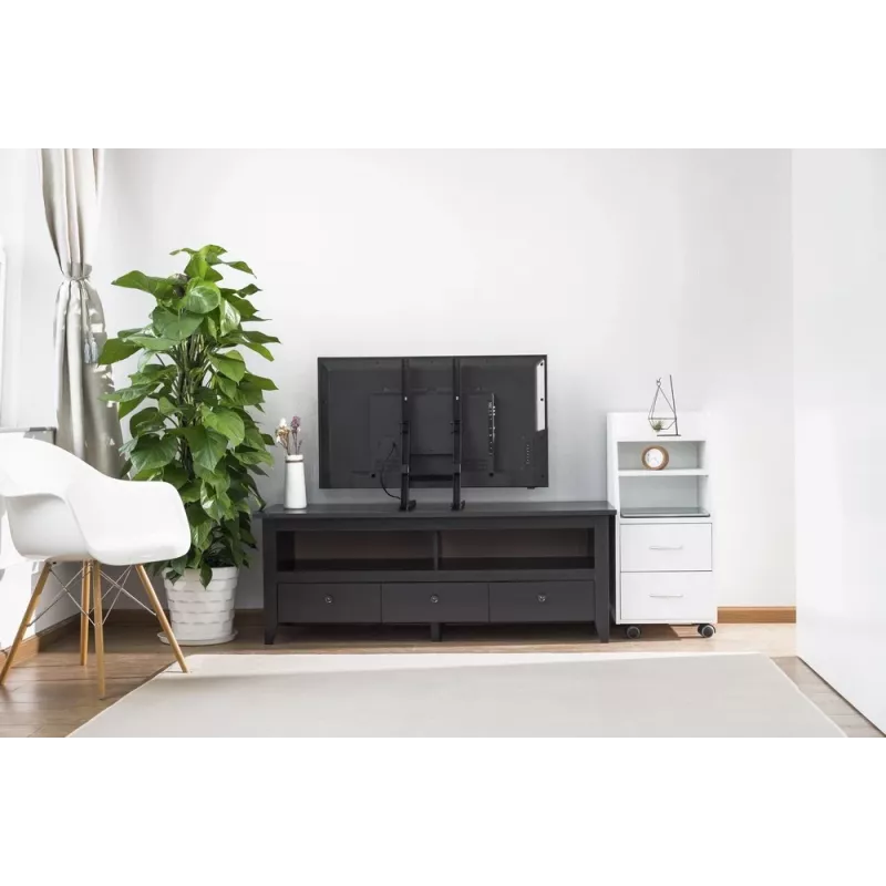 Gembird TVS-D70F-01 stalinis TV stovas, 37 - 70, juodas