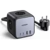 Ugreen DigiNest Pro 1 kintamosios srovės lizdas(-ai) Type C 1.8 m 4 3680 W juoda