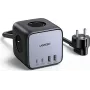 Ugreen DigiNest Pro 1 kintamosios srovės lizdas(-ai) Type C 1.8 m 4 3680 W juoda