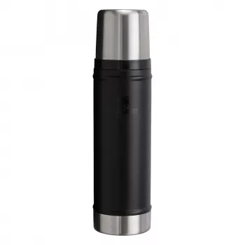Termoso buteliukas STANLEY The Legendary Classic 0,6 L, juodas, vakuuminis izoliacinis butelis