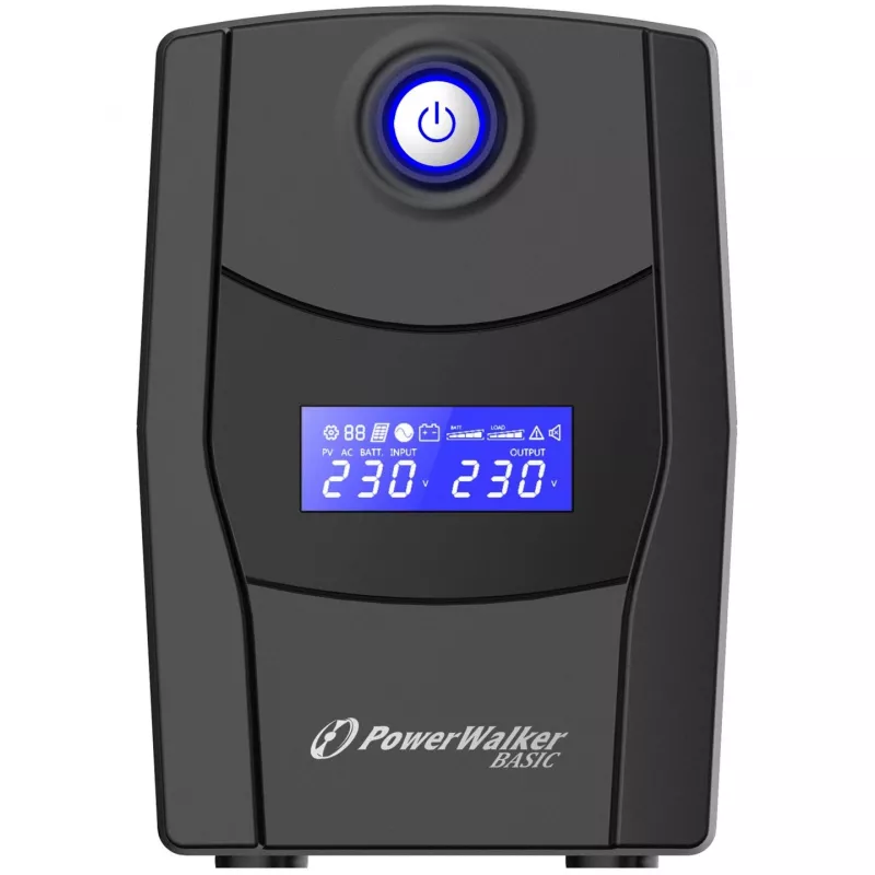 PowerWalker VI 800 STL Line-Interactive 800VA 2AC-Outputs Tower Juoda nepertraukiamo maitinimo šaltinis (UPS) (10121073)