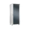 SOMI Networks | 27U, 19″ pastatoma spinta | 27U-60/60NAC | Pilka | Maks. apkrova 800kg; Nuimamos ir užrakinamos šoninės plokštės; Stiklinės durys; Nesurinkta | Gylis: 60 cm