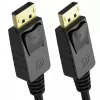 DisplayPort laidas Unitek Y-C609BK — 3 m, kištukas-kištukas, juodas