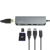 LogiLink UA0343 USB-C daugiafunkcis šakotuvas, aliuminis, USB 3.2 2-os kartos, įvairių