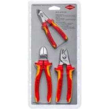 Knipex Super-Knirps® 00 31 30 BK V02 replių rinkinys (00 31 30 BK V02)