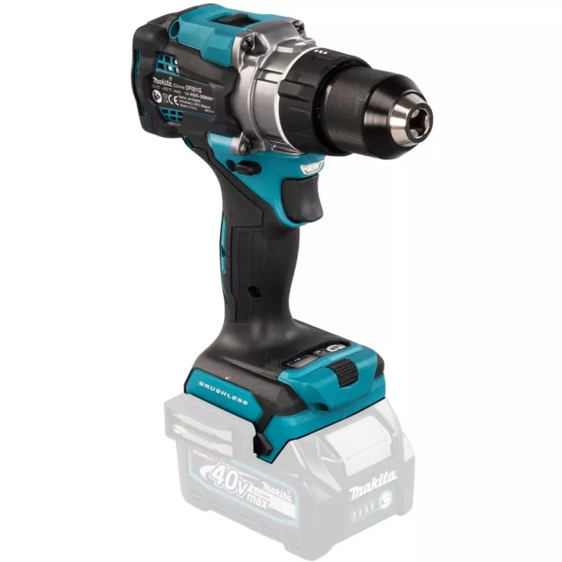 „Makita DF001GZ“ – gręžtuvas/suktuvas – belaidis – 2 greičiai – 140 N·m – be akumuliatoriaus – 40 V