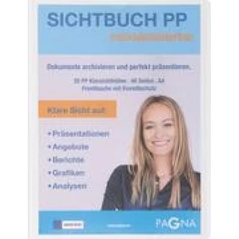 Projektinis aplankas Pagna 21011-02 A4, polipropilenas, baltas