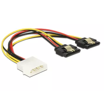 Vidinis maitinimo laidas DeLOCK 85237 0,2 m nuo Molex iki 2 x SATA