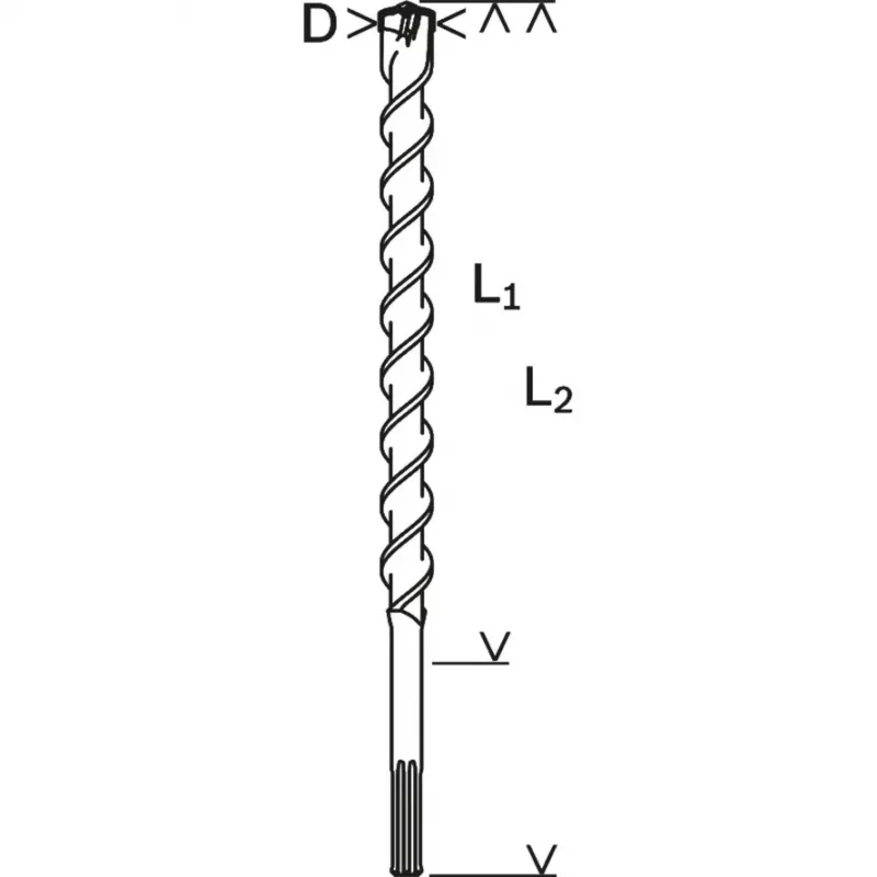 Sukamasis grąžtas Bosch 2 608 586 805, skersmuo 4 cm