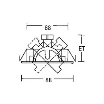 Brumberg 00196307 EB-Spotlight BREENA apvalus baltas 13 W 12 V pasukamas