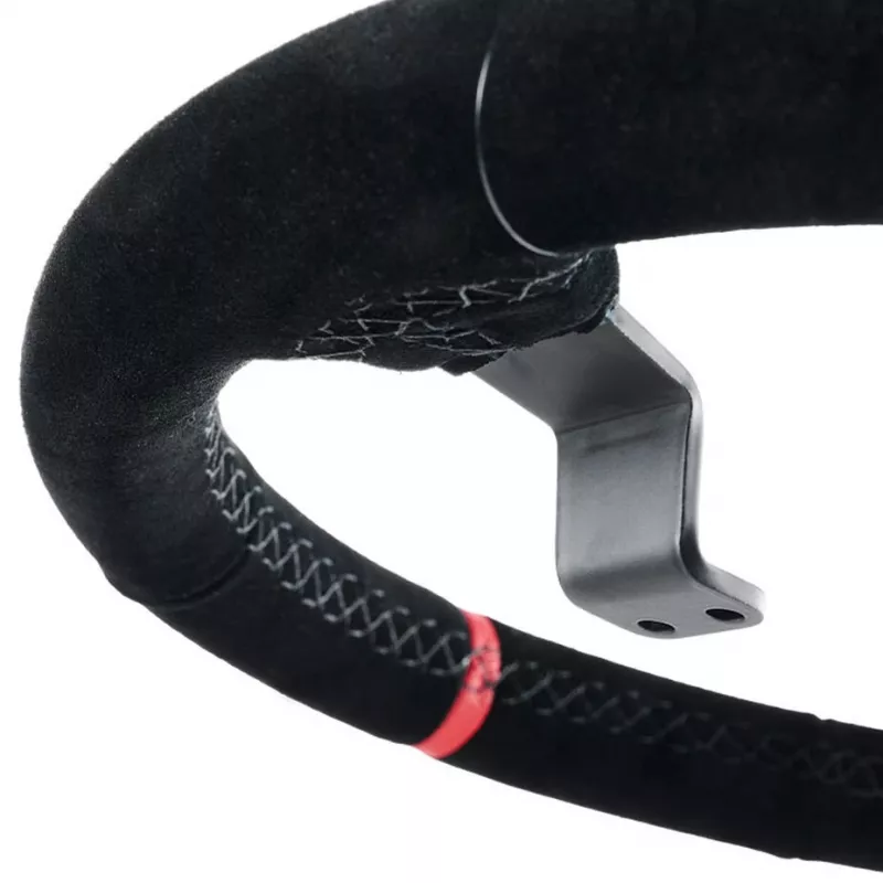 Asetek SimSports Lenkradkranz, dished, 340 mm - Juoda, suede