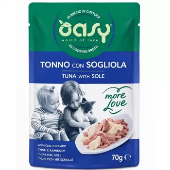 Oasy More Love Tunas su jūrų liežuviu pakelis 70 g
