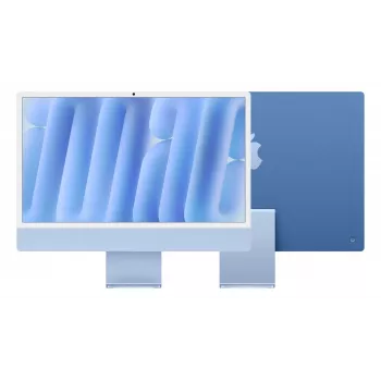 iMac 24 colių: M4 10/10, 16 GB, 512 GB SSD – mėlynas