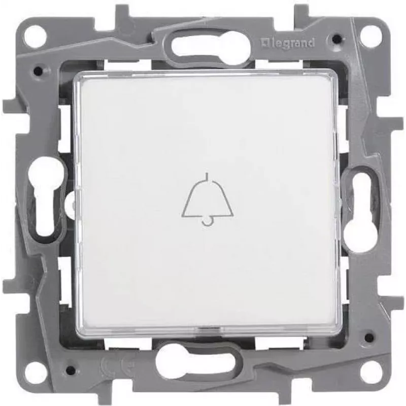 Legrand Niloe 664515 apšviestas jungiklis su LED, vienpolis sieninis jungiklis