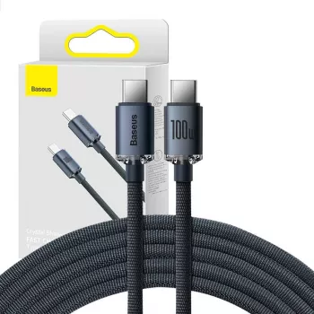 USB laidas Baseus CAJY000701 2 m USB C juodas 0,48 Gbit/s
