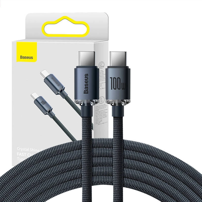 USB laidas Baseus CAJY000701 2 m USB C juodas 0,48 Gbit/s
