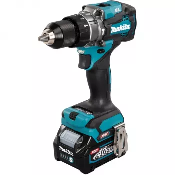 Makita HP001GD201 - Belaidis smūginis grąžtas/suktuvas - 2 greičių - Rakto griebtuvas 13 mm - 140 N·m - 2 baterijos, įkroviklis komplekte - 40 V (HP001GD201)
