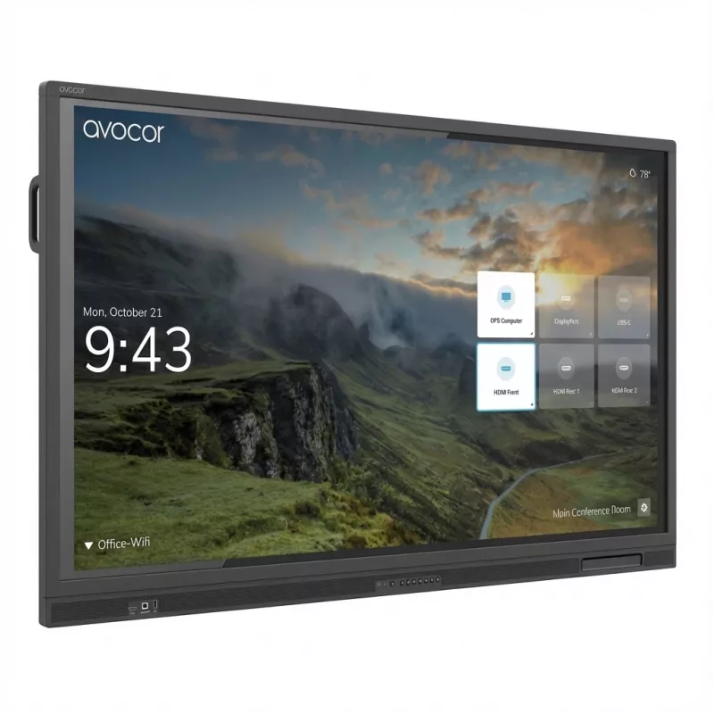 Monitor Avocor E serijos E-40 serijos 65 colių 4K IR LED interaktyvus ekranas