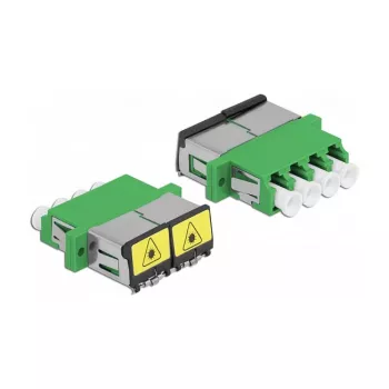 Šviesolaidžio jungtis DeLOCK 86902 LC Quad lizdas į LC Quad lizdas vienmodis žalias