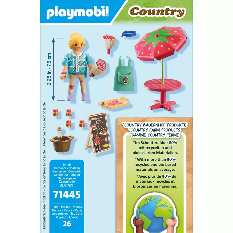 Playmobil Country naminio braškių džemo prekystalis
