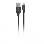 USB Micro-B kabelis Devia Pheez Series 5V 2.4A 25 cm — juodas