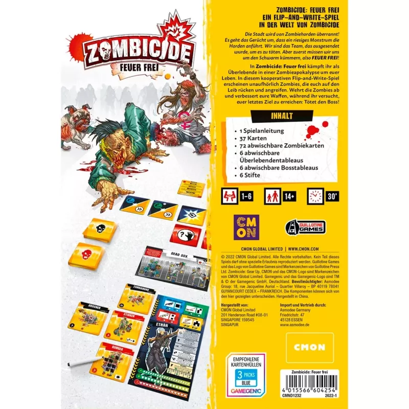 Zombicide Feuer Frei Šeimos Žaidimas
