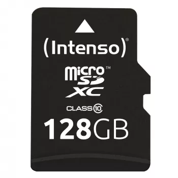 ATMINTINĖ MICRO SDXC 128GB C10/W/ADAPTER 3413491 INTENSO