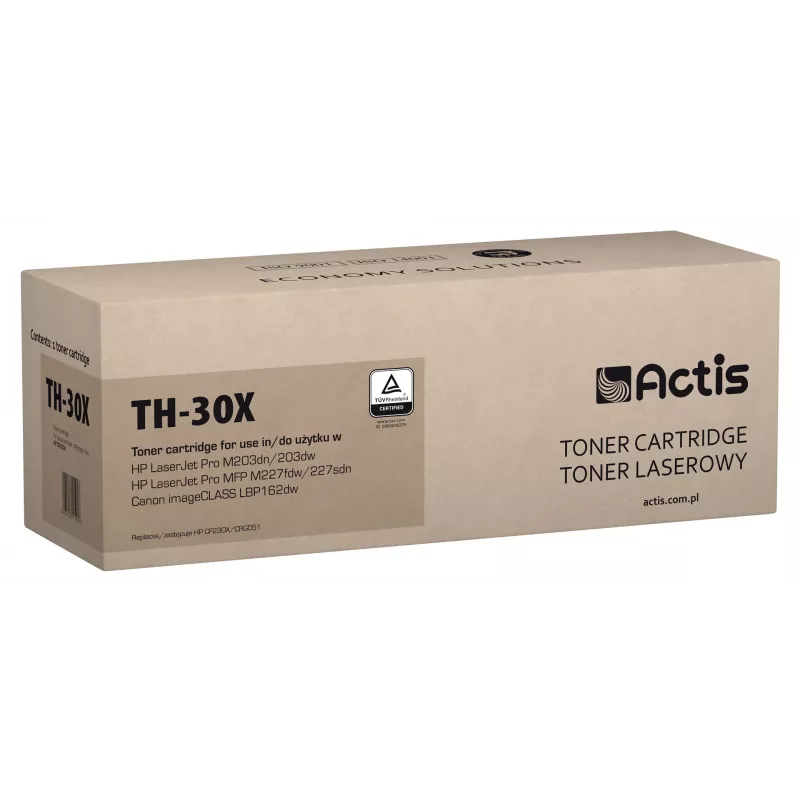 Actis TH-30X toneris (pakaitalas HP 30X CF230X; Standartinis; 3500 puslapių; juodas)