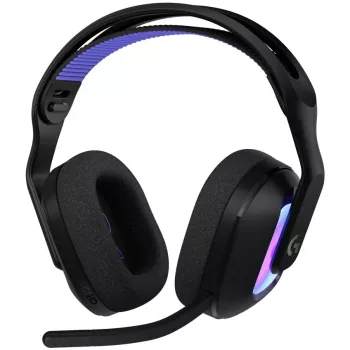 Logitech G G522 LIGHTSPEED belaidės žaidimų ausinės LIGHTSYNC RGB mikrofonas ir pažangus sinchronizuotas garsas trigubas ryšys - LT