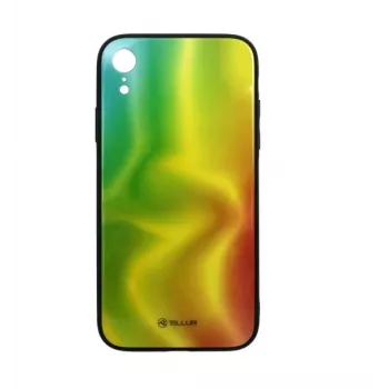 Ekrano apsauginė plėvelė iš stiklo Tellur Cover Glass print, skirta iPhone XR — dekoratyvus grūdintas stiklas su spauda