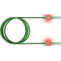 Sacon EasyLan FO LED Patch Cord Premium, Duplex – komutacinis kabelis – LC daugiamodė (V) į LC daugiamodę (V) – 1 m – šviesolaidis – dvipusis – 50/125 mikrometrų – OM3 – akvamarino, RAL 6027