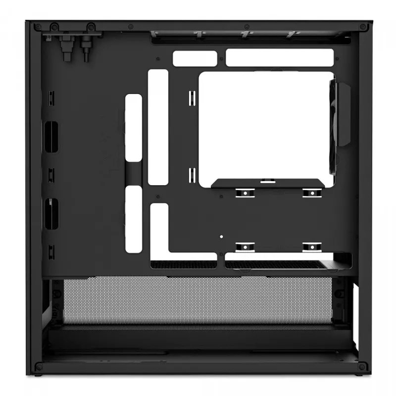 NZXT H3 Flow Micro ATX Oro Srauto Korpusas - Juodas