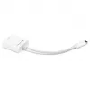 USB adapteris, USB-C kištukas > DisplayPort lizdas (balta, 11 cm)