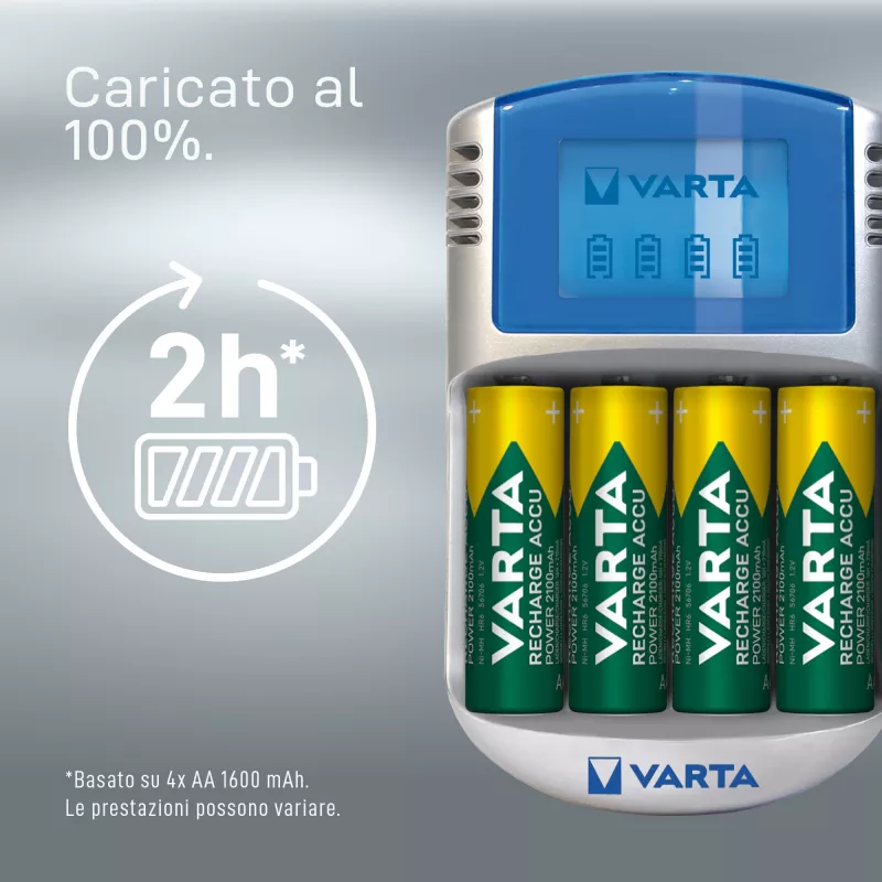 Baterijos įkroviklis Varta POWERLCD