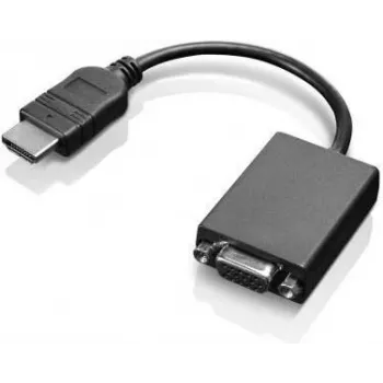 HDMI į VGA adapteris Lenovo 03X7277 — pasyvus vaizdo keitiklis, palaiko iki 1080p raiškos