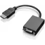 HDMI į VGA adapteris Lenovo 03X7277 — pasyvus vaizdo keitiklis, palaiko iki 1080p raiškos