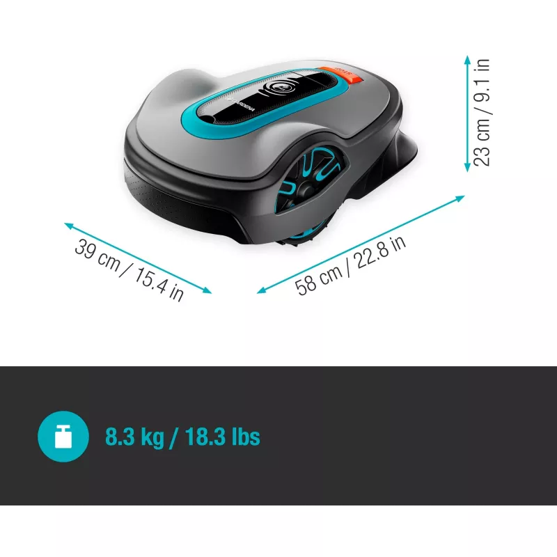 Robotinė vejapjovė Gardena smart SILENO life