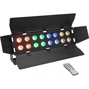 EUROLITE Stage Panel 16 QCL RGB/WW LED – 16 šviesos diodų QCL skydas su RGB ir šiltai balta