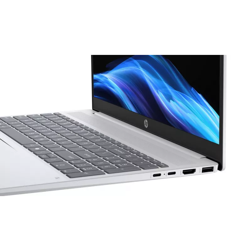 Nešiojamasis kompiuteris HP OmniBook 5 AI 16-ag1216nw — Ryzen AI 5 340, 16 colių 2K OLED, 32GB RAM, 512GB SSD, Windows 11 Home, Glacier Sidabrinė