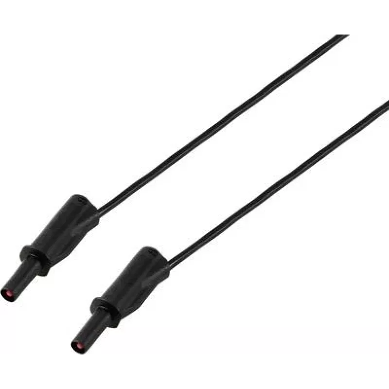 Voltcraft MSB-532 Testinis laidas 4 mm 1 m juodas 2,5 mm² CAT IV 600 V 32 A (VC-16832955)