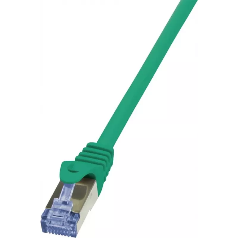 Tinklo kabelis LogiLink 1,5 m Cat.6A RJ-45 S/FTP žalias