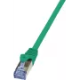 Tinklo kabelis LogiLink 1,5 m Cat.6A RJ-45 S/FTP žalias