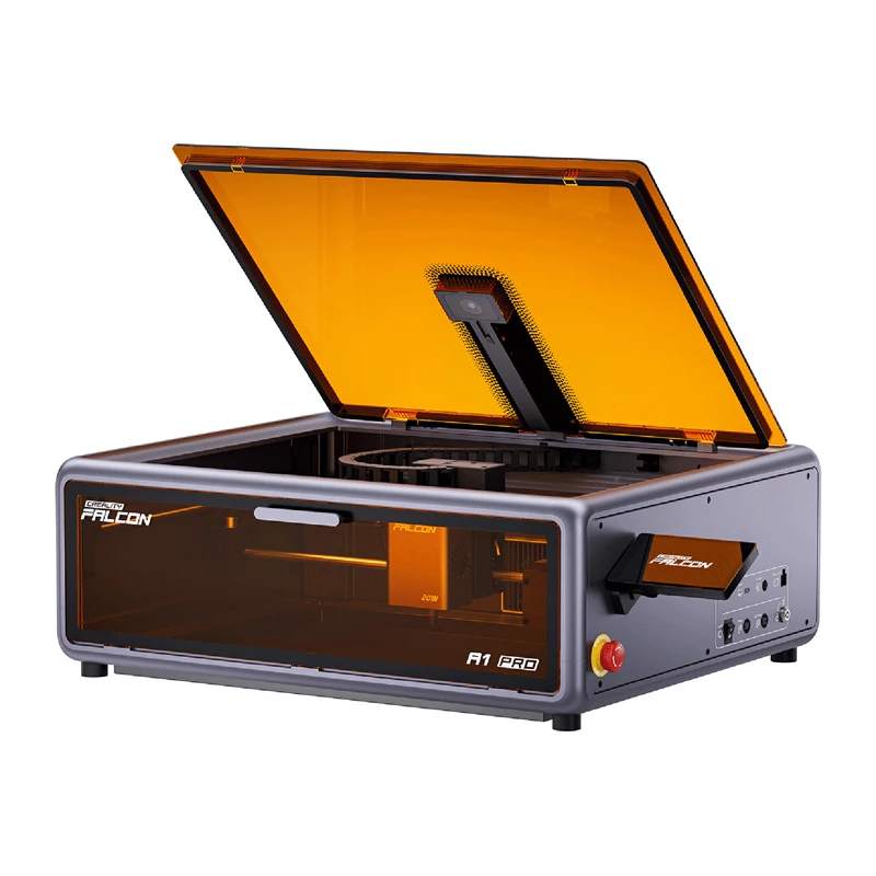 Lazerinis graviruoklis Creality Falcon A1 Pro 20W — stalinis lazerinio graviravimo ir pjovimo modulis