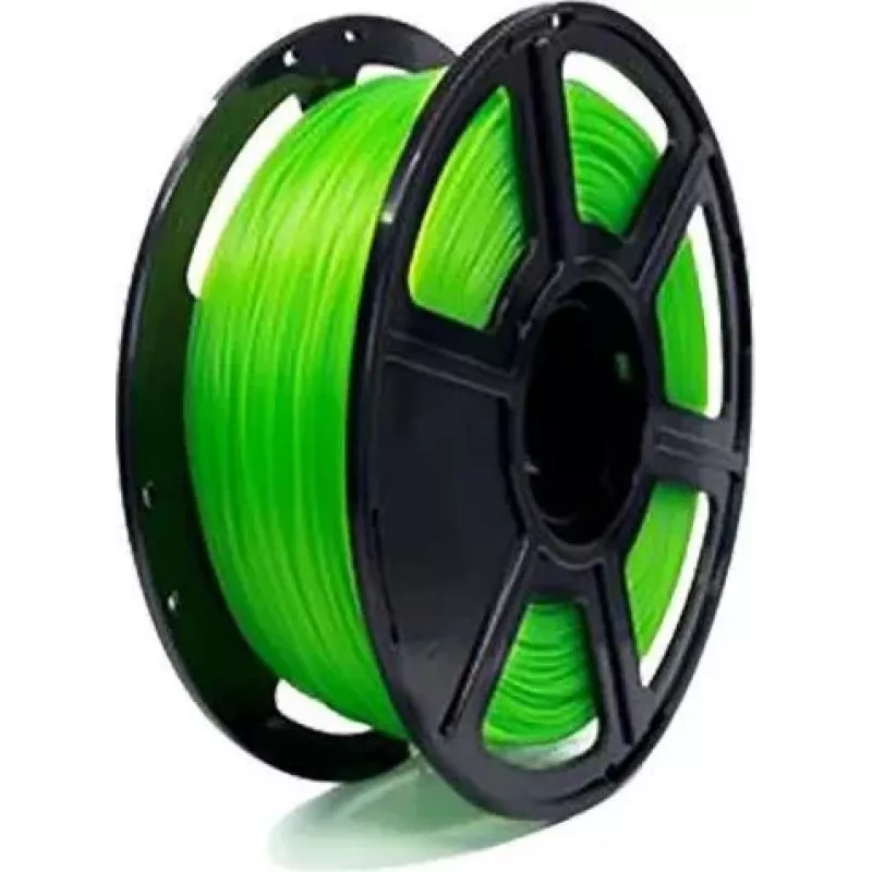 PLA 1,75 mm gijos ritė, Flashforge PTG1, permatoma žalia, 1 kg