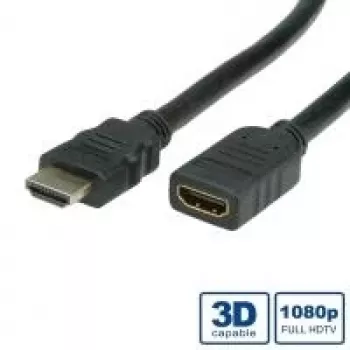 VALUE Secomp VALUE HDMI High Speed Cable with Ethernet - HDMI mit Ethernet-Verlängerungskabel - HDMI (W)