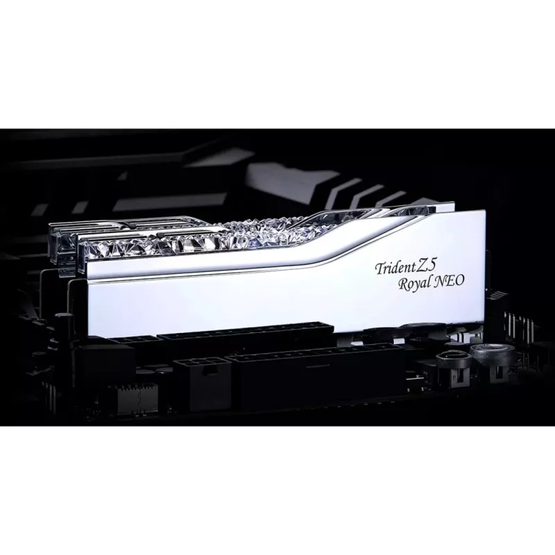Trident Z5 Royal NEO RGB EXPO 32GB (2x16GB) DDR5 PC5-48000C28 6000MHz – sidabrinė