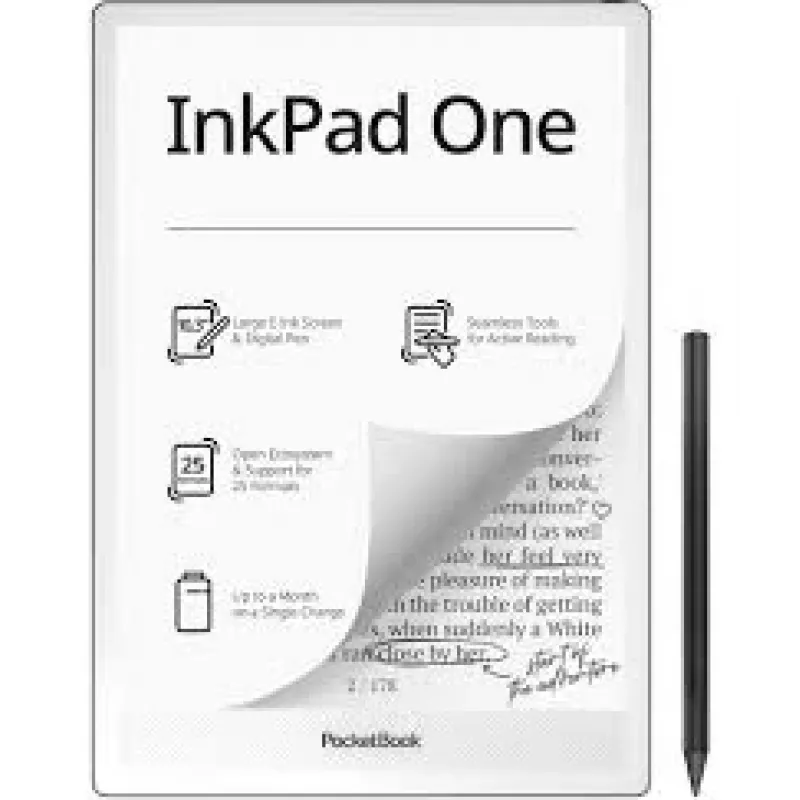 Pocketbook InkPad One DACH-Version - Matte Juoda - E-Book-Reader - 32 GB