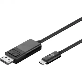 Goobay USB-C į DisplayPort. M/M. Juoda
