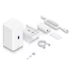 Ubiquiti UNAS-2-W Unifi Nas 2X 3.5 HDD lizdai, 2.5GBE, USB-C, POE++ adapteris